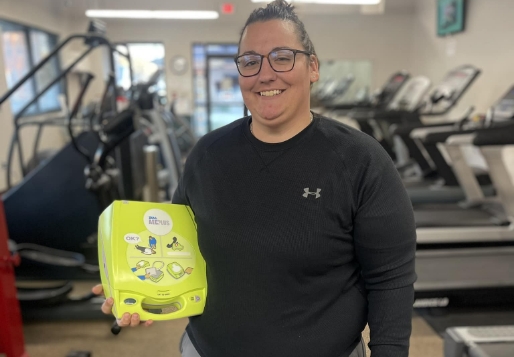New AED equipment